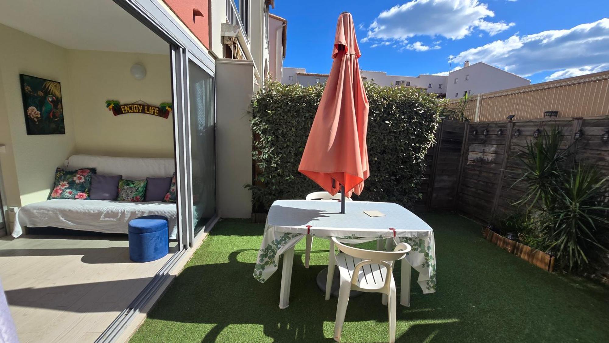 Joli T2 Avec Jardin Plage Richelieu - 6 Personnes Agde Ngoại thất bức ảnh